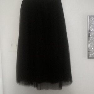 Black skirt with lace size small